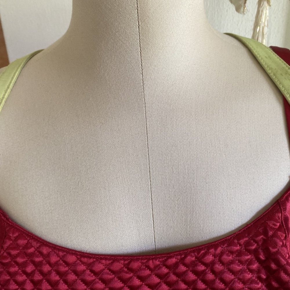 Vera Bradley Backpack Green Quilted - Picture 4 of 11